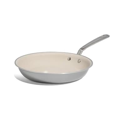 Made In Cookware - 10" Ceramic Non Stick Frying Pan (Stainless Handle) - 5-Ply Stainless Clad with Stay-Cool Handle - Professional Cookware