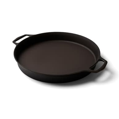 Field Company 16-Inch (Double-Handled) Cast Iron Skillet – No.16, Perfect for 8+ Servings, Oven Roasting & Live-Fire Grilling, Smooth & Preseasoned, Made in USA, Non-Toxic, Vintage Design