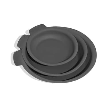 Made In Cookware - 3 Piece Set (Includes 8",10",12") Frying Pan Protectors - Graphite - Molded Silicone - Dishwasher Safe