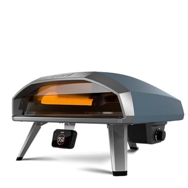 Ooni Koda 2 Pro Gas Pizza Oven – 18" Gas Powered Outdoor Oven with 28 mBar Regulator and Gas Hose, Gas powered Portable Pizza Oven - Slate Blue
