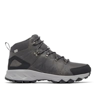 Columbia Mens Peakfreak II Mid Outdry Leather, Titanium Grey Steel/Dark Grey, 8