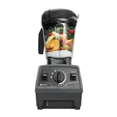Vitamix Explorian with Programs, Three Blending Programs, Professional-Grade Blender for Smoothies and More, Self-Cleaning Kitchen Appliance, 64 Oz Container, Slate (Renewed Premium)