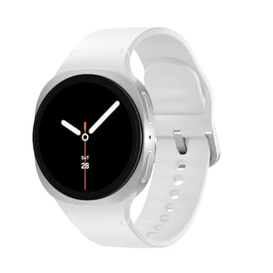 Samsung Galaxy Watch 8 (2025) 40mm Bluetooth Smartwatch, Cushion Design, GPS Fitness Tracker, Sleep Coaching, Running Coach, Energy Score, Heart Rate Tracking, Silver [US Version, 2 Yr Warranty]