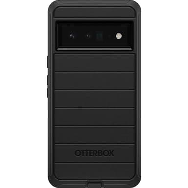 OtterBox Google Pixel 6 Pro (Only) - Defender Series Case - Black - Case Only - Microbial Defense Protection - Non-Retail Packaging