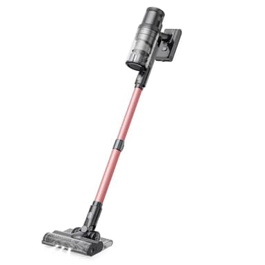 Proscenic Cordless Vacuum Cleaner, Wet Dry Vacuum and Mop Combo All in one, 45Kpa Suction Lightweight Stick Vacuum with LED Display, 50Mins Runtime Rechargeable Vacuum for Pet Hair, P11 Pro (Pink)