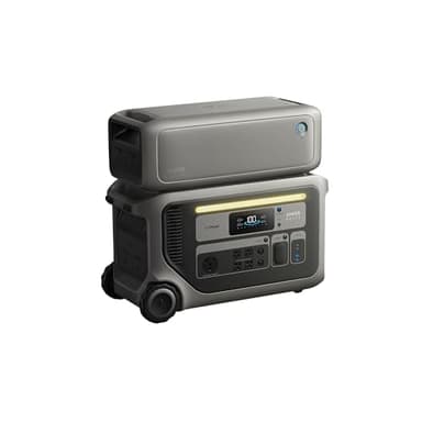 Anker SOLIX F3000 Portable Power Station with Expansion Battery, 3,072Wh, 6,000W Recharging, Solar Generators for Home Use, Expandable to 24kWh, For Outages, Camping, RVs, Emergencies