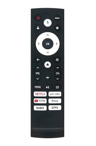 Replace Voice Remote Control fit for Hisense Mini-LED ULED 4K UHD Google Smart TV U7 U8 Series 55U8K 65U8K 75U8K 85U8K 100U8K 55U7K 65U7K 75U7K 85U7K