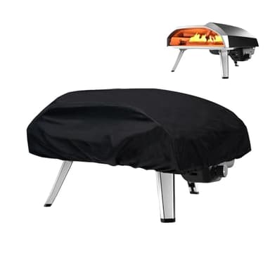 Intetiow Pizza Oven Cover for Ooni Koda 16 Gas Powered, 600D Heavy Duty Waterproof for Koda 16 Portable Gas Outdoor Pizza Oven Cover, Black