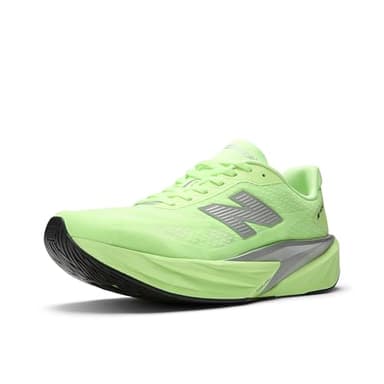 New Balance Men's FuelCell Rebel V5 Running Shoe, Mint Flash/Lab Green/Silver Metallic, 14 M