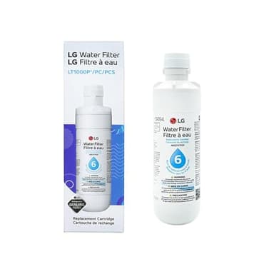 LG LT1000P - 6 Month / 200 Gallon Capacity Replacement Refrigerator Water Filter (NSF42, NSF53, and NSF401) ADQ74793501, ADQ75795105, AGF80300704, or AGF80300705 White