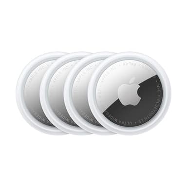 Apple AirTag (2nd Generation) - 4 Pack: Tracker for Keychain, Wallet, and More; Locator with Sound; Simple One-Tap Setup with iPhone or iPad; Key Finder with up to 1.5X Precision Finding Range*