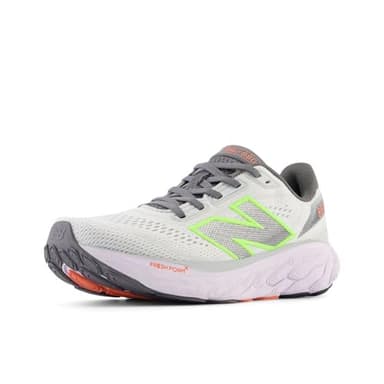 New Balance Women's Fresh Foam X 880 V14 Running Shoe, Grey Matter/Taro/Bleached Lime Glo, 8 M
