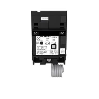 SIEMENS Q230GF 30 Amp 2-Pole Ground Fault Circuit Breaker (GFCI) Circuit Breaker Replaces QF230A