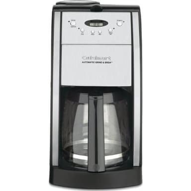 Cuisinart DGB-550BKFR 12 Cup Grind and Brew Automatic Coffee Maker (Renewed), Chrome