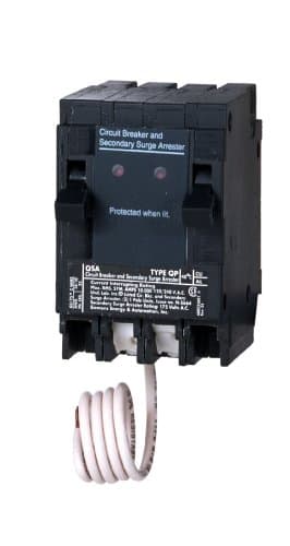Siemens QSA1515SPD Whole House Surge Protection with Two 15-Amp Circuit Breakers for Use Only on Siemens Panels
