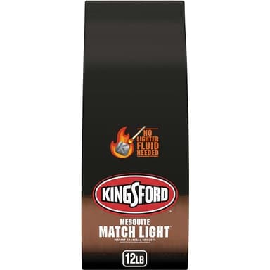 Kingsford Match Light Instant Charcoal Briquettes, BBQ Charcoal for Grilling, Mesquite, 8 Pounds, Packaging May Vary