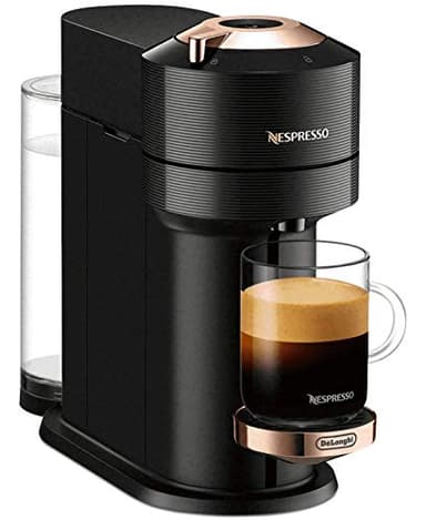 Nespresso Vertuo Next Coffee and Espresso Machine by De'Longhi, Black with Rose