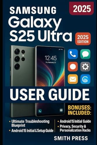 Samsung Galaxy S25 Ultra User Guide: Step-by-step manual to setting up, navigating, customizing, and mastering all features, tools, and AI capabilities