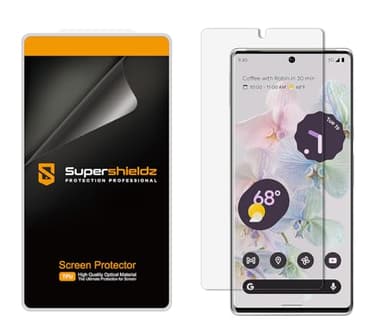Supershieldz (2 Pack) Designed for Google Pixel 6 Pro Screen Protector, High Definition Clear Shield (TPU)