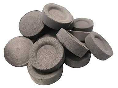 Premium Instant Hookah Coals - 2 Rolls of Charcoals,10 Tablets Each Roll - 20 Quick Light Charcoal Briquettes, Easy Lighting, Longest, Odorless - Perfect for Your Hookah Set