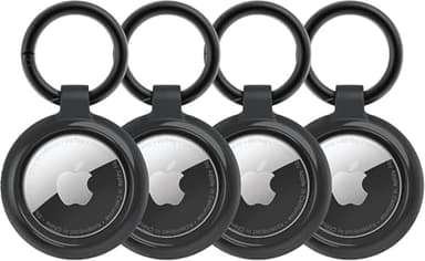 OtterBox Sleek Tracker Case for Apple AirTag (4 Pack) - Black
