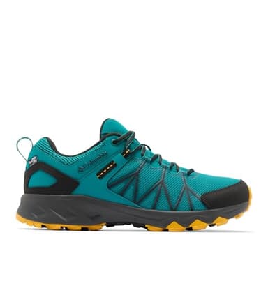 Columbia Men's Peakfreak 2 Outdry Wide Low Rise Trekking and Hiking Shoes, Teal Chloride Stinger, 10