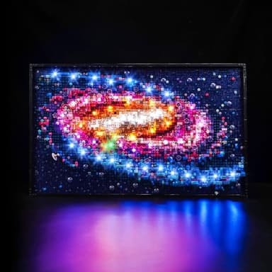 Hilighting Upgraded Led Light Kit for Lego Art The Milky Way Galaxy Building Set, Compatible with Lego 31212, Gift Idea for Space and Astronomy Lovers (Model Not Included)