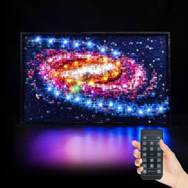 Hilighting Upgraded Led Light Kit for Lego The Milky Way Galaxy Building Set, Remote Control Version Compatible with Lego 31212 (Model Not Included)