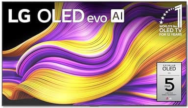 LG 77-Inch Class OLED evo AI Super Upscaling 4K G5 Series Smart TV w/Dolby Atmos & Vision, HDR10, Filmmaker Mode, Wow Orchestra, Alexa Built-in (OLED77G5WUA, 2025)