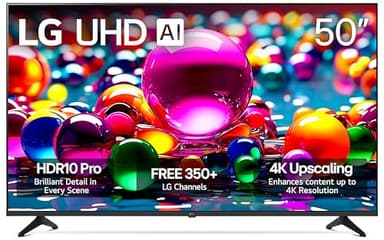 LG 50UA7700P 50 inch Class UA77 Series LED AI 4K Smart webOS TV (2025)