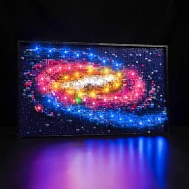BrickBling LED Lights Compatible with Lego The Milky Way Galaxy, Creative Light Kit Compatible with Lego 31212 (Lights Only, No Model) (Classic Version Light)