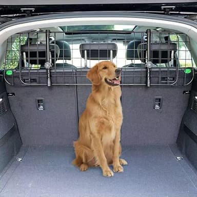 ZJQHJDA Car Dog Barrier Net for Nissan Juke 2019-2024, Car Dog Guard Mesh, Adjustable Pet Divider Gate for Trunk Cargo Area, Vehicles Safety Travel Accessories