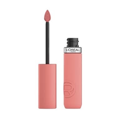 L'Oreal Paris Infallible Matte Resistance Liquid Lipstick, up to 16 Hour Wear, First Kiss 600, 0.16 Fl Oz