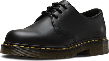Dr. Martens Unisex 1461 Slip Resistant Service Boots Food Shoe, Black Industrial Full Grain, 8 US Women