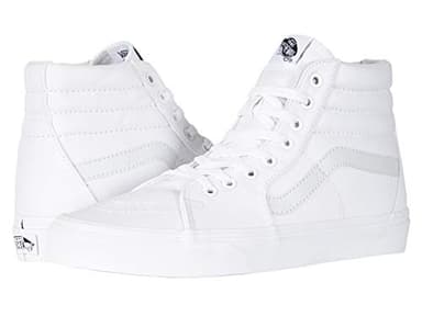Vans SK8-HI True White,Size 11 M US Women / 9.5 M US Men