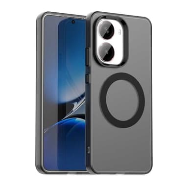 Compatible with Xiaomi Poco X7 Pro 5G Case Cover,Compatible with Magsafe,Shockproof Magnetic Phone Case,Compatible with Redmi Turbo 4 5G Case Black