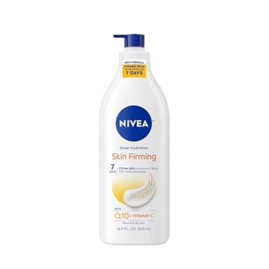 NIVEA Skin Firming Hydrating Body Lotion - With Q10 For Normal Skin - 16.9 fl. oz. Pump Bottle