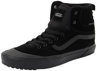 Vans Men's Ashwood Hi Vansguard Shoe | Water-Resistant High Top Sneakers for Everyday Wear, Suede Black/Black, 11