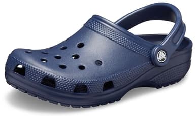 Crocs Unisex-Adult Classic Clogs, Navy, 9 Men/11 Women