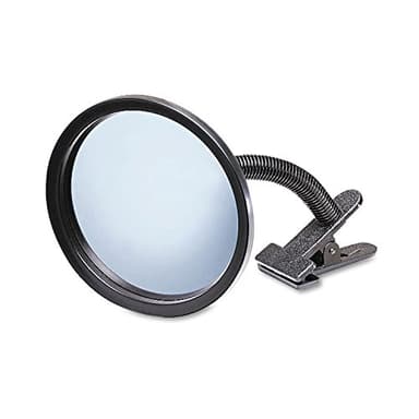 See All ICU7 Personal Safety and Security Clip-On Convex Security Mirror, 7" Diameter (Pack of 1), Black