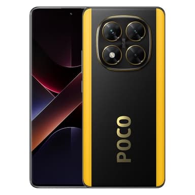 Xiaomi Poco X7 5G + 4G LTE (for Tmobile Mint Tello & Global) (256GB + 8GB) Ai Curved 6.67" 50MP Triple Cam NFC Dual sim Unlocked Model 24095PCADG (Black)