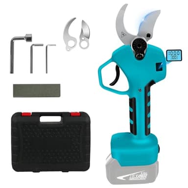 Electric Pruning Shears Compatible with Makita 18V Battery, 2.55“ (65mm) Cutting Diameter, Brushless Pruner Cutter with LED Display & SK5 Blades for Gardening Tree Pruning (Battery NOT included)