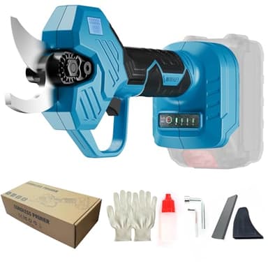 Cordless Electric Pruning Shears for Makita 18V Battery, Brushless Portable Pruner 1.2'' (30mm) Cutting Diameter with LED Display, Electric Pruner for Gardening Tree Branch (Battery NOT included)