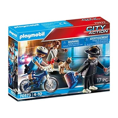 Playmobil Police Bicycle with Thief