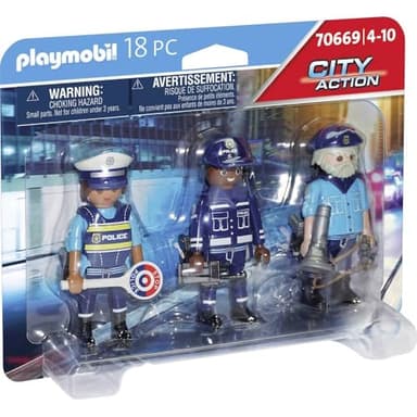 Playmobil Police Figure Set