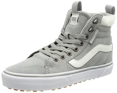 Vans Women's Filmore Hi Vansguard Sneaker, Suede Drizzle White, 8.5